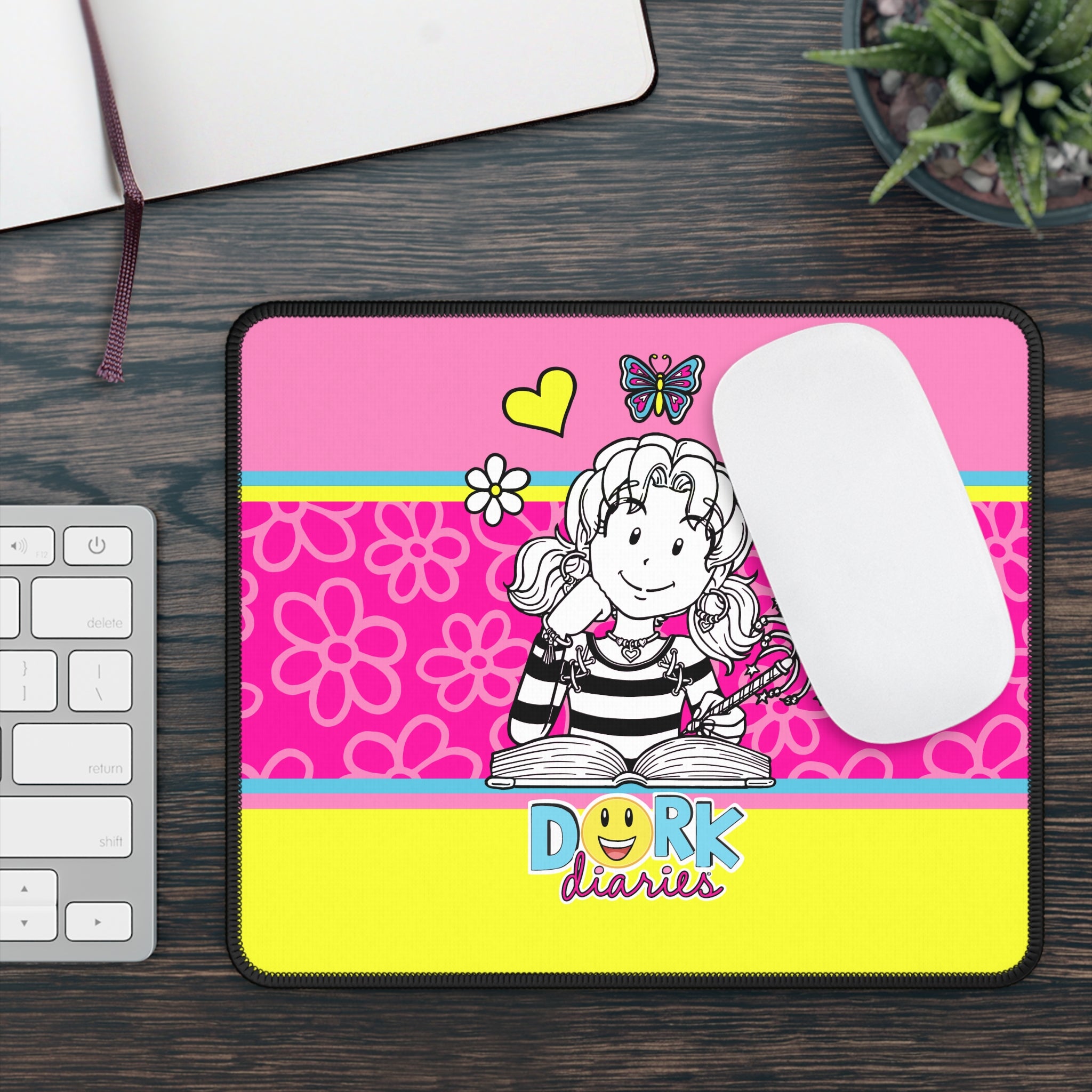 Dork Diaries Flower Power Mouse Pad